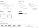 Muebles Schneider - Linea: City - VANITORY COLGANTE 60 CITY PVC Color: CALIFORNIA - VC60CTC