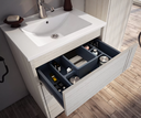 Muebles Schneider - Linea: Nature - VANITORY 50 NATURE Color: BLANCO TEXTURADO - V50NATXB