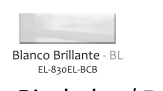 EL-830EL-BCB - Esmaltado Liso - 8.5x30 - Blanco - Brillante - Colores Solidos