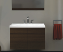 Muebles Schneider - Linea: Atenas - VANITORY COLGANTE 60 ATENAS Color: WENGUE - VC60ATW